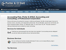 Tablet Screenshot of porterandodell.com